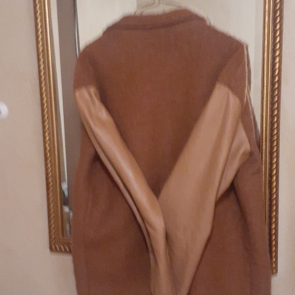 Blazer/jacket Wool,leather, acrylic-size m - Picture 3 of 8